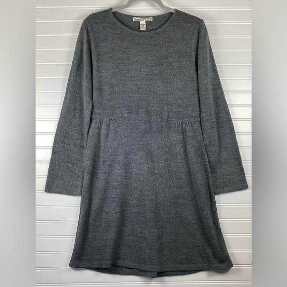 Stephanie Roger’s NWT Gray Sweater Midi Dress Size Large Soft - Picture 1 of 7